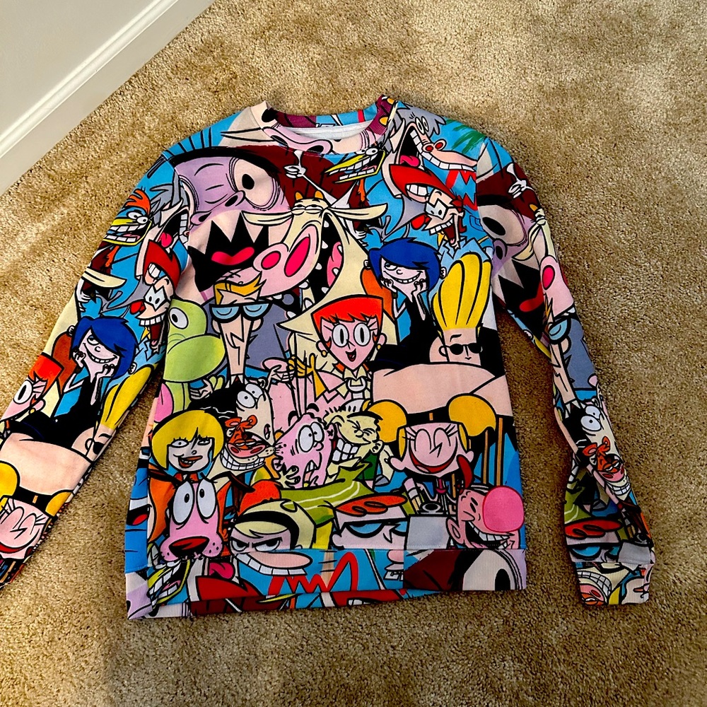 Cartoon Network long sleeve pullover amazing color size medium